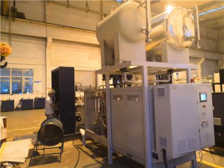 導熱油電加熱器安裝，「歐能」導熱油爐廠家現(xiàn)場指導